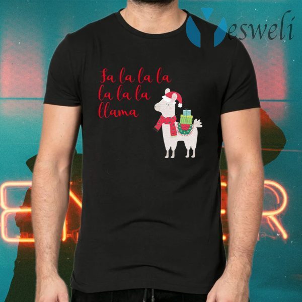 Fa La La La La La La Llama Christmas T-Shirts