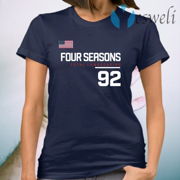 Four Seasons Total Landscaping Bule T-Shirt