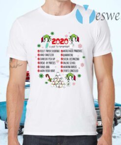 Grinch 2020 A Year To Remember Christmas T-Shirts