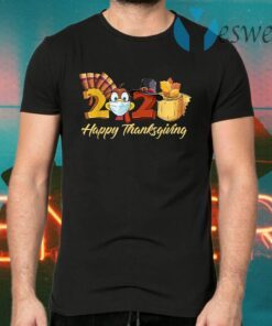 Happy Thanksgiving 2020 Turkey Mask Toilet paper Coronavirus T-Shirts