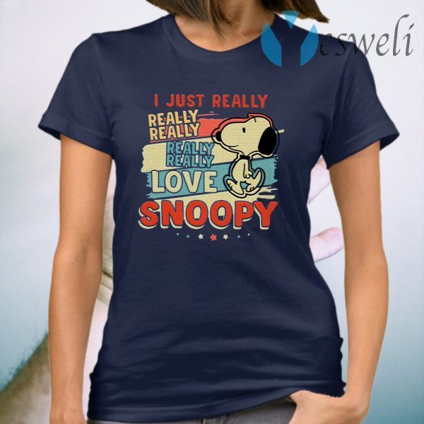 I Just Really Really Love Snoopy T-Shirt