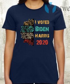 I Voted - Biden Harris 2020 vintage retro Gifts T-Shirt