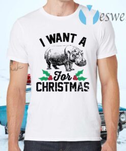 I Want A Hippopotamus For Christmas T-Shirts