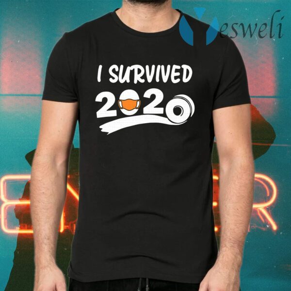 I survived 2020 face mask T-Shirts