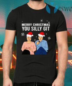 Jenny And Lee Merry Christmas You Silly Git T-Shirts