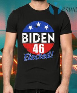 Joe Biden 46 Elected Celebrate Joe Biden 46th President Of America 2020 Wining Retro Vintage T-Shirts