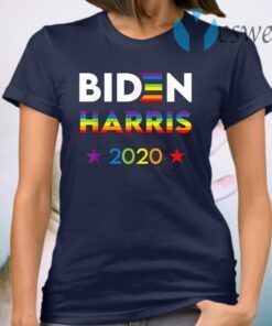 Joe Biden Kamala Harris 2020 Rainbow Gay Pride LGBT Election T-Shirt