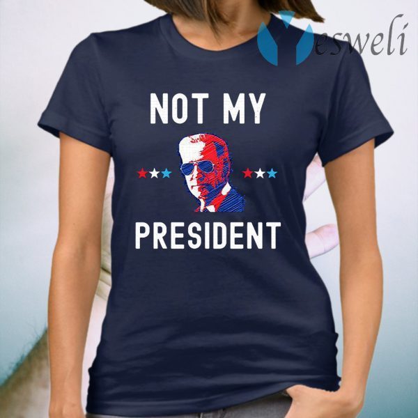 Joe Biden Not My President Black T-Shirt