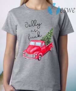 Jolly As Fuck Vintage Red Truck T-Shirt