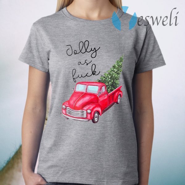 Jolly As Fuck Vintage Red Truck T-Shirt