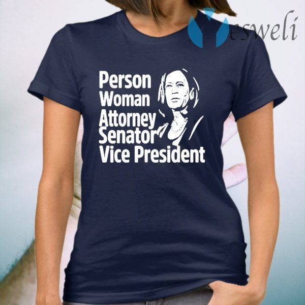 Kamala Harris Person Woman Attorney Senator Vice President T-Shirt