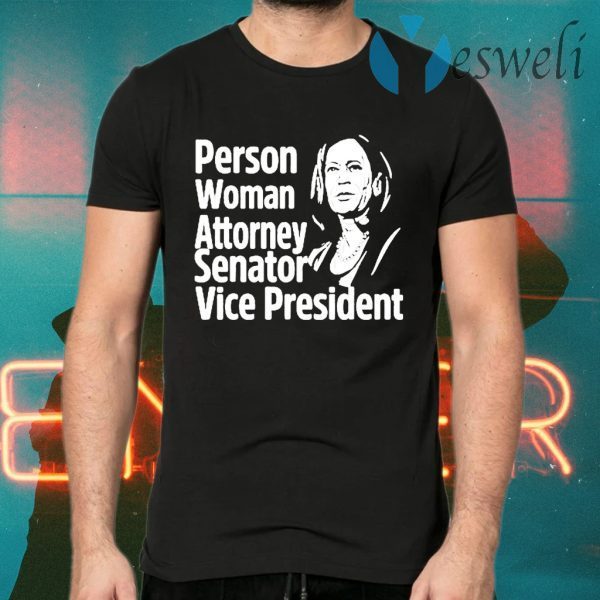 Kamala Harris Person Woman Attorney Senator Vice President T-Shirts