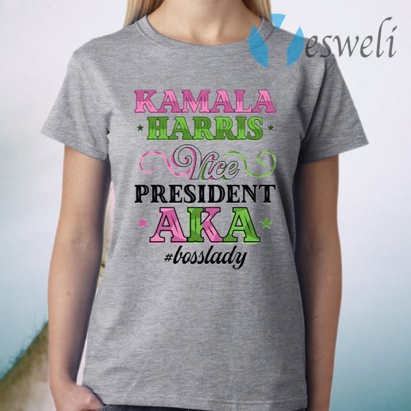 Kamala Harris Vice President Aka Bosslady Aka Sorority 1908 T-Shirt