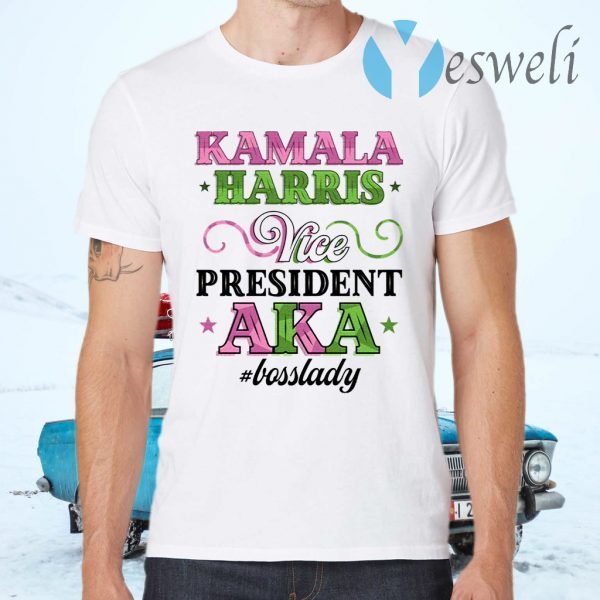 Kamala Harris Vice President Aka Bosslady Aka Sorority 1908 T-Shirts