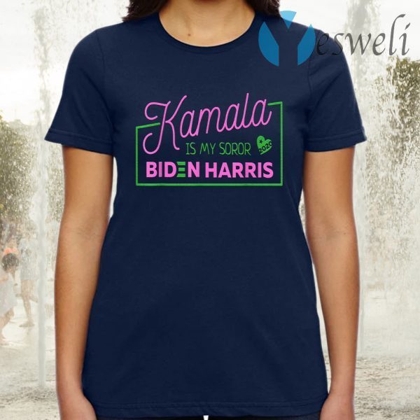 Kamala Is My Soror Sister Biden Harris Election Democrat T-Shirt