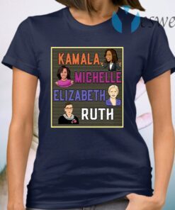 Kamala Michelle Elizabeth Ruth Portrait T-Shirt