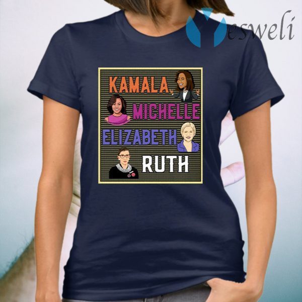 Kamala Michelle Elizabeth Ruth Portrait T-Shirt