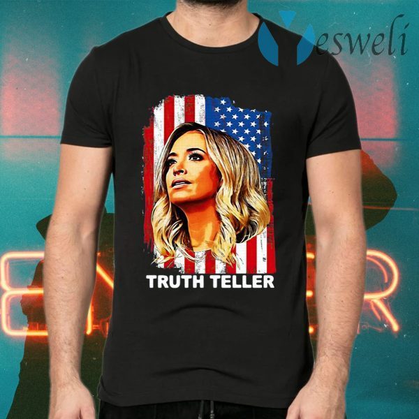 Kayleigh Mcenany Truth Teller American Flag T-Shirts