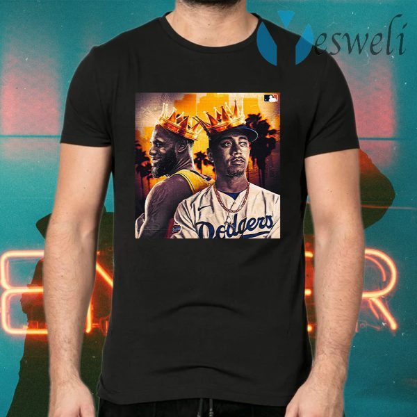 King LA Lakers Kobe Bryant and LA Dodgers Mookie Betts T-Shirts