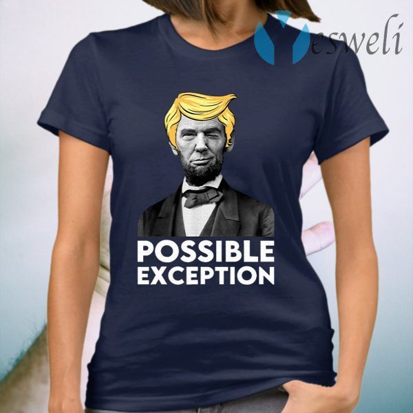 Lincoln Winking With Trump Hair Election Vote Republican T-Shirt