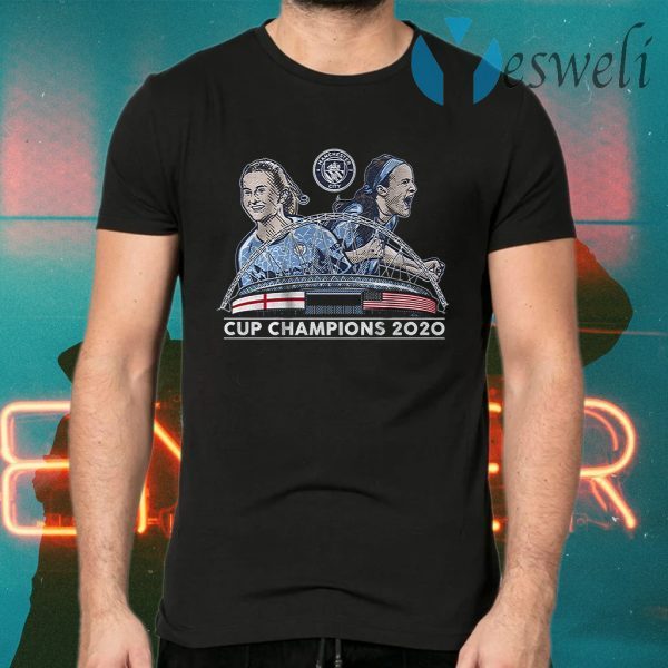 Man city 2020 cup champions T-Shirts