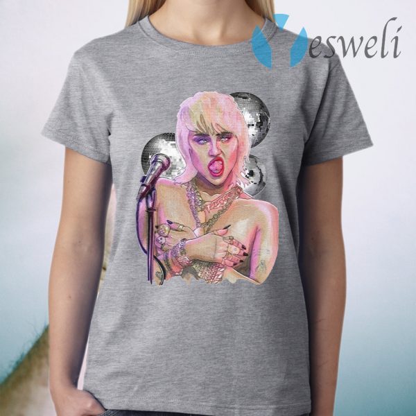 Miley Cyrus Midnight Sky Disco T-Shirt