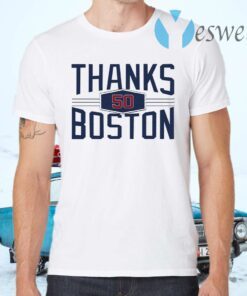 Mookie Betts Thanks 50 Boston T-Shirts