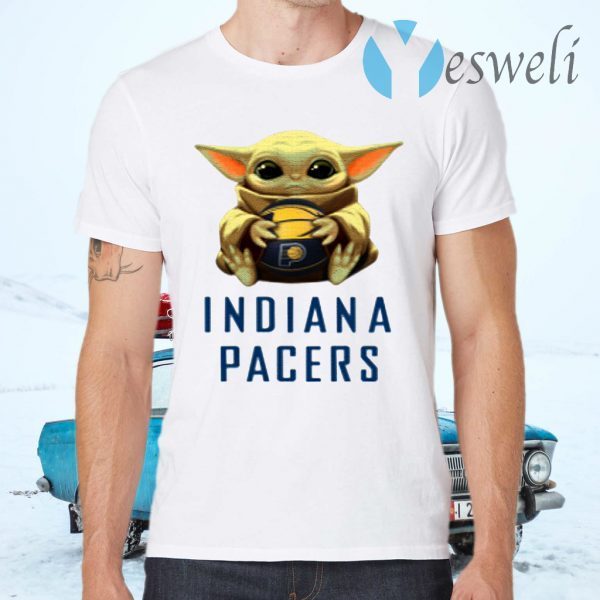 NBA Basketball Indiana Pacers Star Wars Baby Yoda T-Shirts