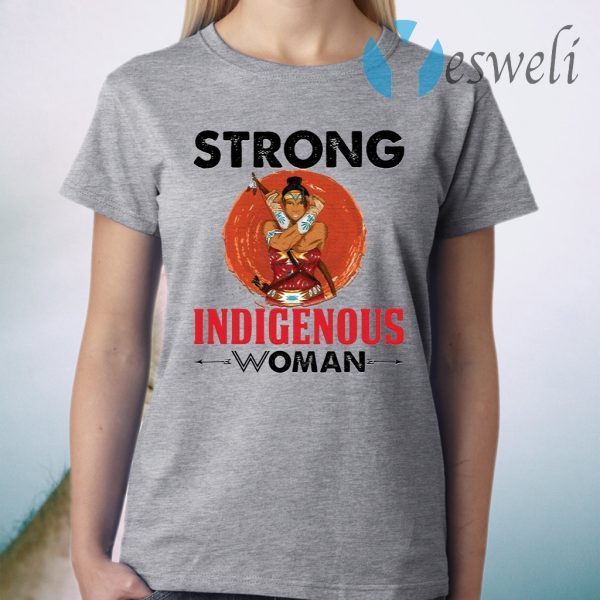 Native American strong indigenous woman T-Shirt