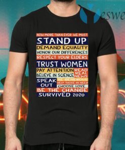 No more than ever we must stand up demand equality T-Shirts