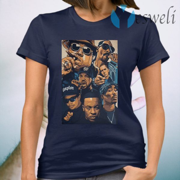 Notorious Big Snoop Dogg Ice Cube Eminem Tupac T-Shirt