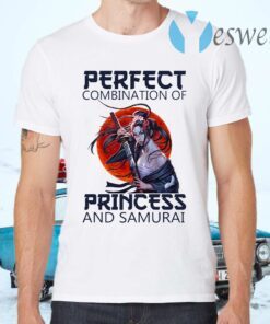 Perfect combination of princess and Samurai T-Shirts