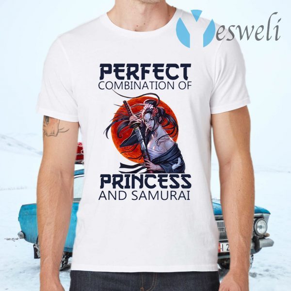 Perfect combination of princess and Samurai T-Shirts