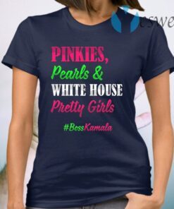 Pinkies Pearls and White House Pretty Girl Kamala Harris Aka Sorority 1908 T-Shirt