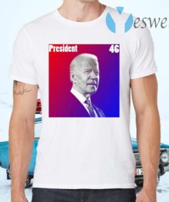 President 46 Joe Biden American solarized Superman T-Shirts