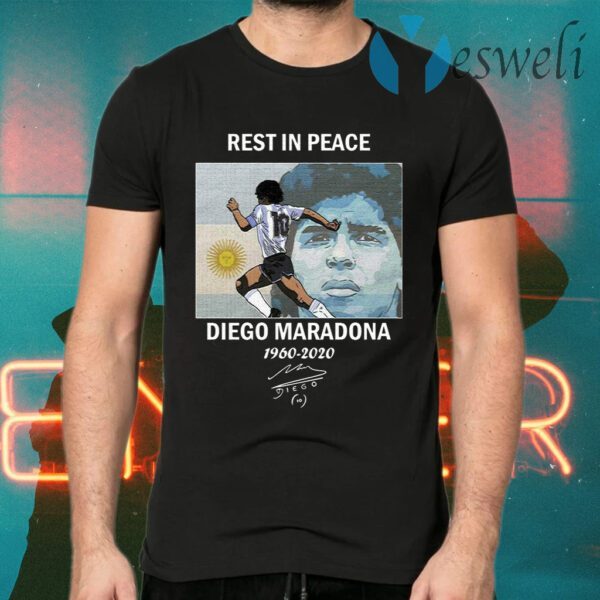 Rest In Peace Diego Maradona 1960-2020 T-Shirts