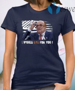 Rudy Giuliani I Would Dye For You Attorney Hair Dye T-Shirt