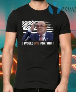 Rudy Giuliani I Would Dye For You Attorney Hair Dye T-Shirts