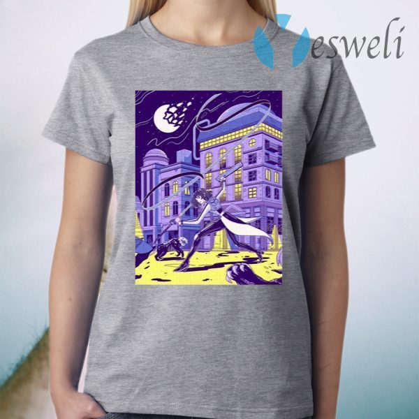 Rwby Grimm Street Fight Blake Belladonna T-Shirt