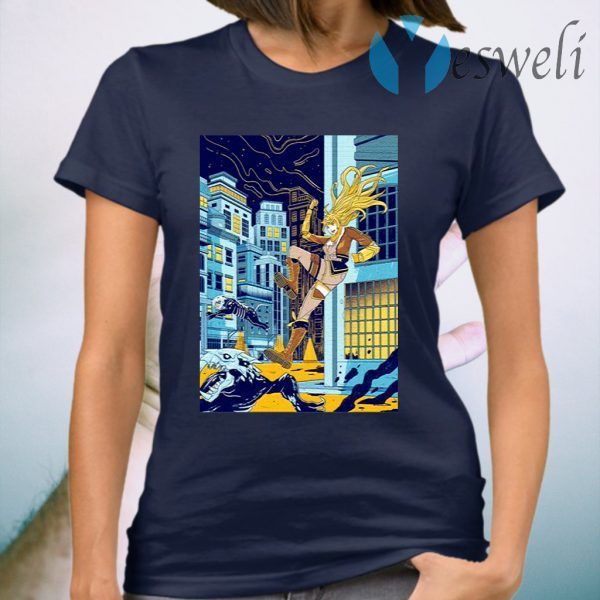 Rwby Grimm Street Fight Yang T-Shirt