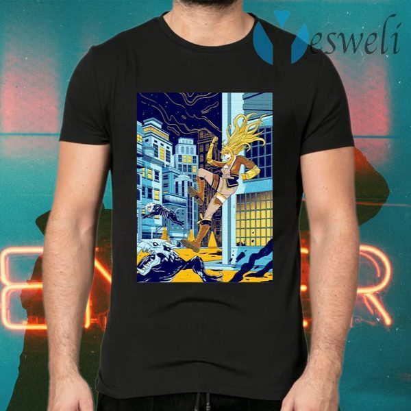 Rwby Grimm Street Fight Yang T-Shirts