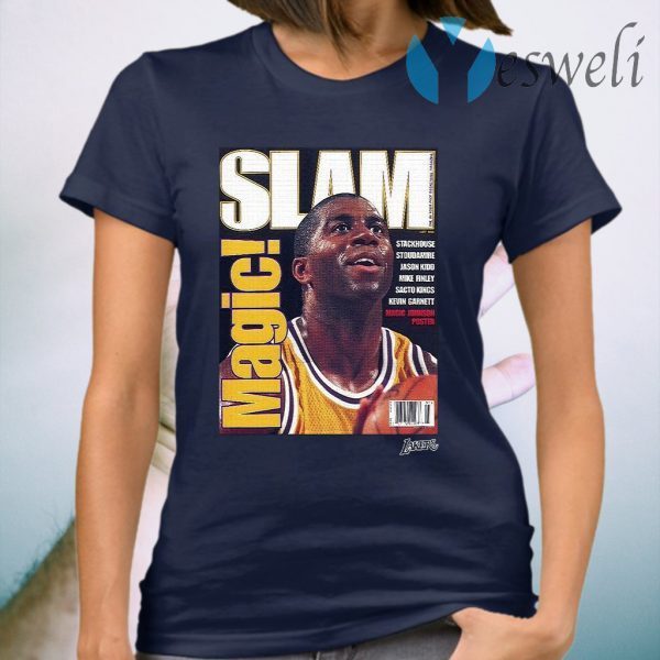 SLAM Cover Tee Magic Johnson Poster T-Shirt