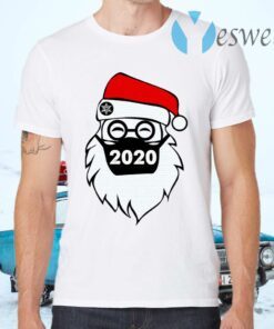 Santa Claus Wear Face Mask 2020 Christmas T-Shirts