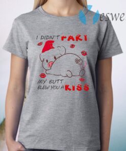 Santa Pig I Didn't Fart My Butt Blew You A Kiss T-Shirt