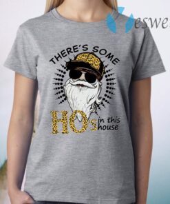 Santa There’s Some Ho’s In This House Leopard T-Shirt