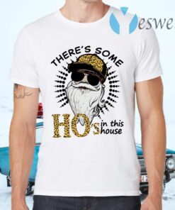 Santa There’s Some Ho’s In This House Leopard T-Shirts