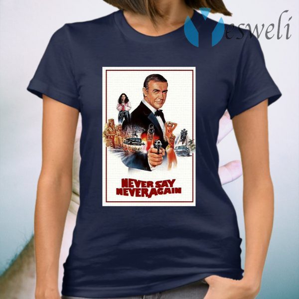 Sean Connery James Bond 007 Never Say Never Again T-Shirt