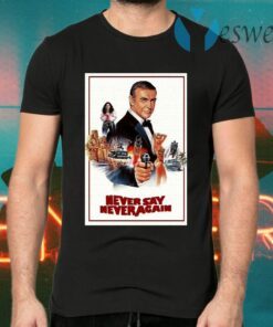 Sean Connery James Bond 007 Never Say Never Again T-Shirts