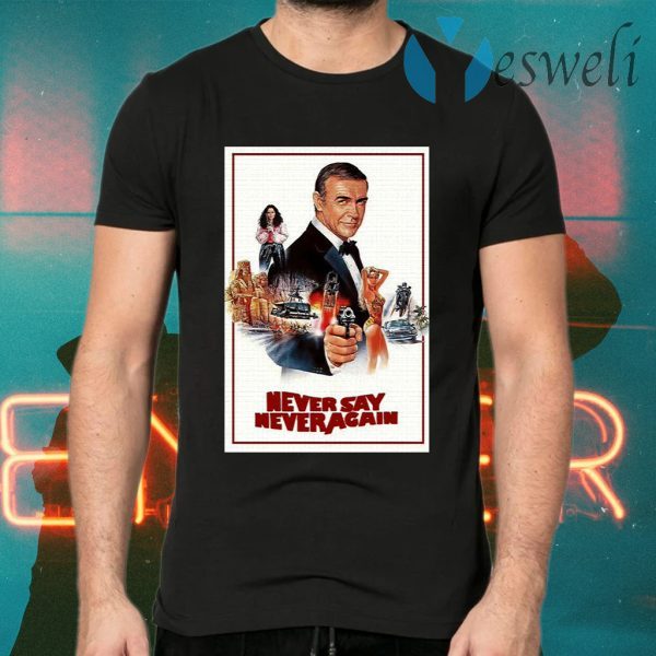 Sean Connery James Bond 007 Never Say Never Again T-Shirts