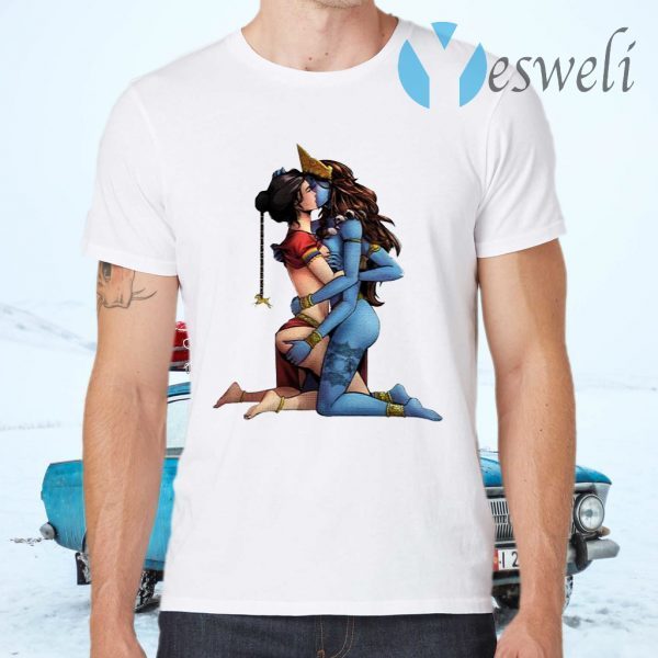 Sexy Hindu Goddess Kali And Sita Hinduism LGBT T-Shirts